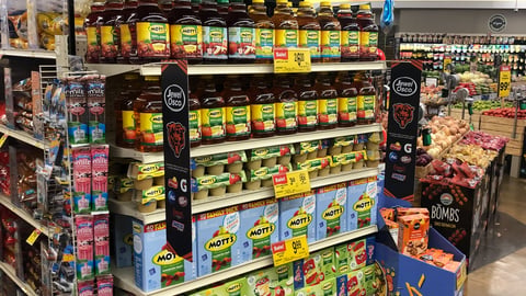 Jewel 'Savings From Our Exclusive Chicago Bears Partners' Endcap