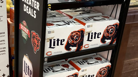 Jewel-Osco Miller Lite 'Score Great Deals' Rack