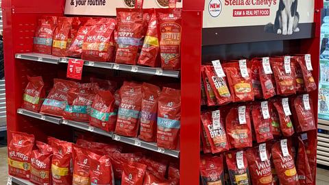 PetSmart Stella & Chewy's 'Feed Them Right' Gondola