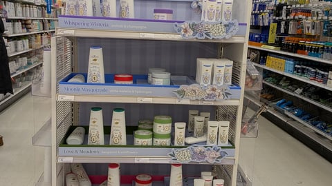 Target Dove Bridgerton Endcap