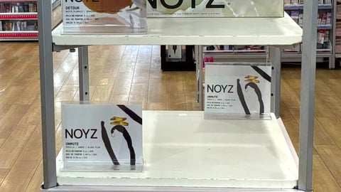 Ulta Noyz Mylk de Parfum Aisle Display