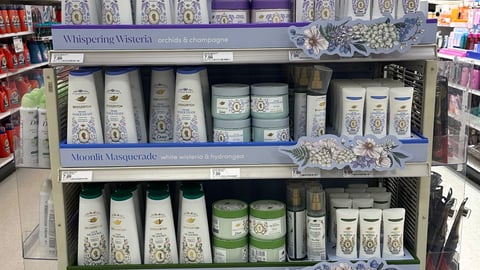 Target Dove Bridgerton Endcap