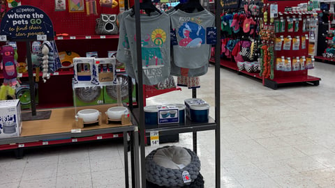 Petco Zodiac Pet Tees Display Fixture