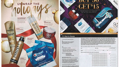 P&G 'Unwrap the Holidays' FSI