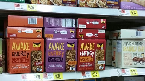 Walmart Awake 'Energy Granola' Merchandising