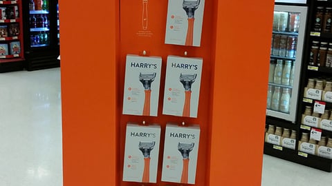 Harry's Target 'Stubble is in Trouble' Floorstand