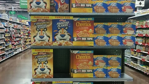 Walmart Breakfast Endcap