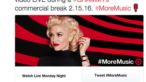 Target Gwen Stefani Twitter Update