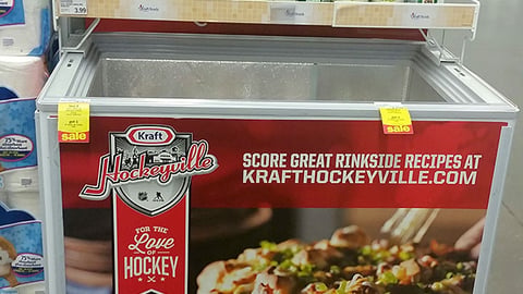 Kraft 'Hockeyville' Cooler Display
