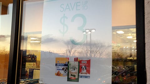 PetSmart 'National Pet Dental Health Month' Window Poster
