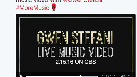 Target Gwen Stefani 'Live' Twitter Update