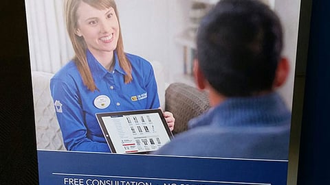 Best Buy 'Free House Calls' Easel Sign