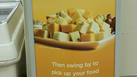 Publix 'Fan Favorites' Stanchion Sign