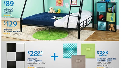 Walmart Mainstays 'Refund' Circular Feature
