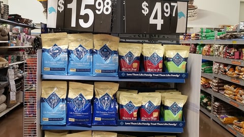 Blue Buffalo Walmart Endcap Display