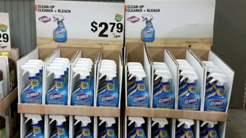 Clorox Home Depot Quarter Pallet