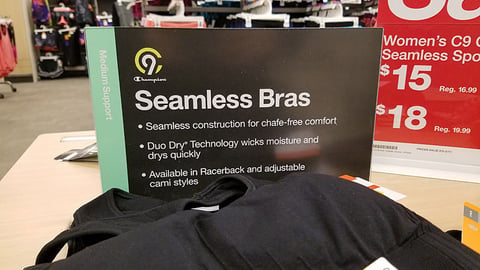 C9 Champion 'Seamless Bras' Header Card