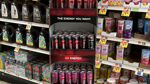 Coke Energy Floorstand