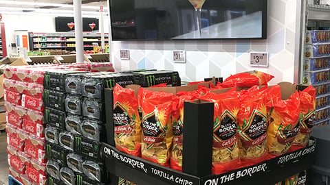 Sam's Club Now TV Endcaps
