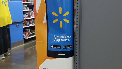 Walmart 'Save Time' Standee