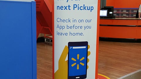Walmart Pickup Standee