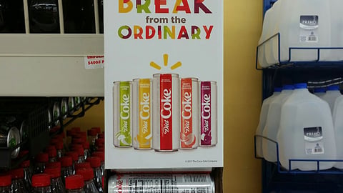Diet Coke Walmart Gravity-Fed Merchandiser