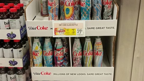 Diet Coke 'Millions of New Looks' Floorstand