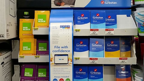 H&R Block, TurboTax In-Line Display
