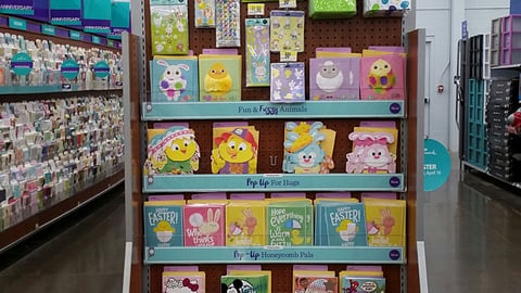 Hallmark Walmart Easter Endcap