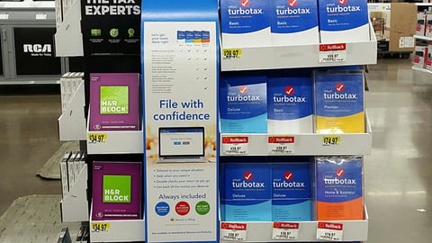 H&R Block, TurboTax Floorstand