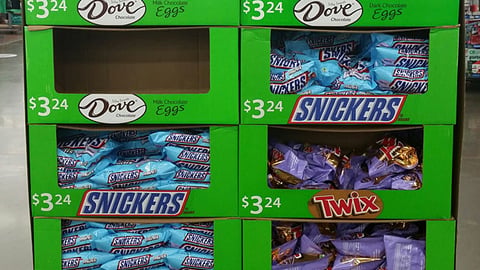 Walmart Mars Easter Pallet