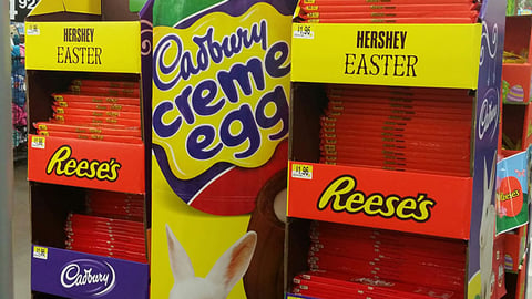 Hershey Walmart Easter Pallet Display