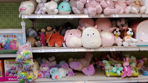 H-E-B Plush Toy In-Line Merchandising