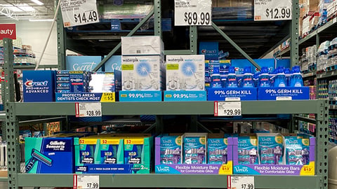 BJ's Personal Care Endcap