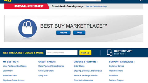 Best Buy Marketplace Landing Page