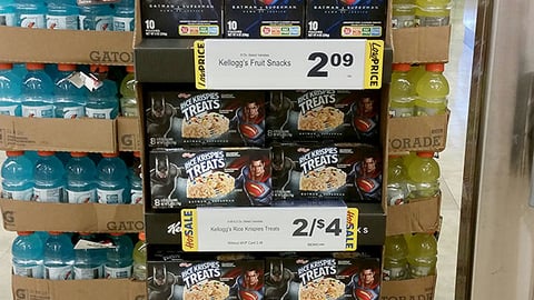 Kellogg's 'Batman v Superman' Floorstand 