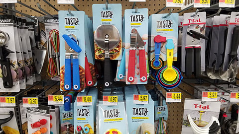 Walmart Tasty Pegboard Merchandising
