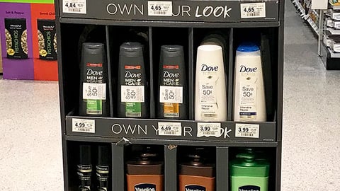 Unilever Publix 'Put Style in Your Playbook' Floorstand
