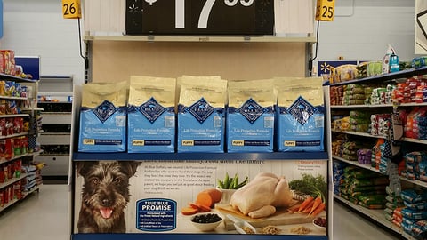Blue Buffalo Walmart Endcap Display