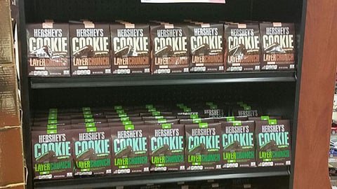 Hershey's Cookie Layer Crunch Endcap
