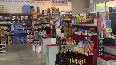 BevMo! Checkout Area