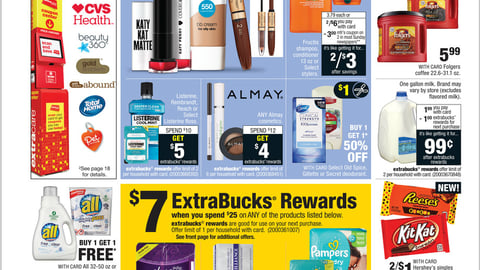 CVS P&G ExtraBucks Incentive Features