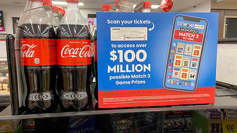 Acme 'Scan Your Tickets' Monopoly Sign