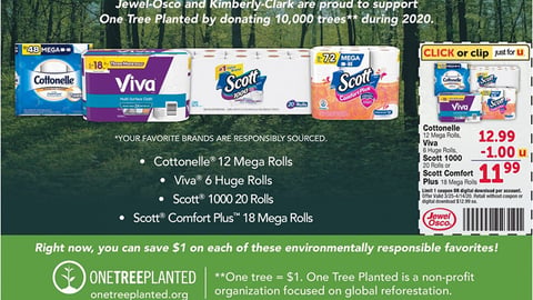 Jewel-Osco Kimberly-Clark 'Choose Forest Friendly' Feature