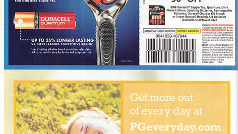 Gillette Duracell FSI
