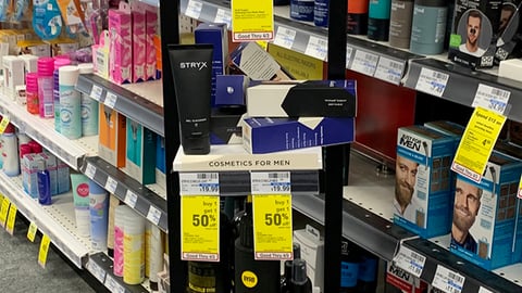 Wolf Project 'Masks for Men' CVS Display Rack