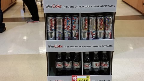 Diet Coke 'Millions of New Looks' Floorstand