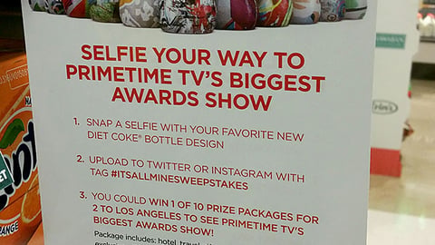 Albertsons Diet Coke 'My Favorite Is All Mine' Sweeps