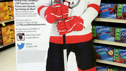 Kraft Heinz Shaw's 'Because of Hockey' Standee