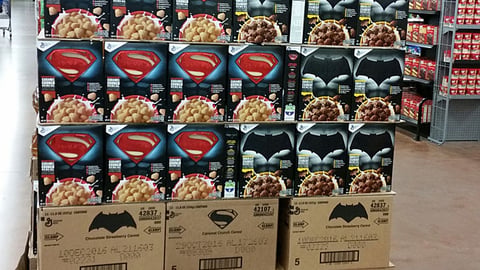 Walmart General Mills 'Batman v Superman' Pallet